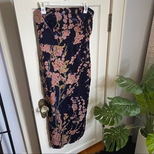 lulus floral midi dress